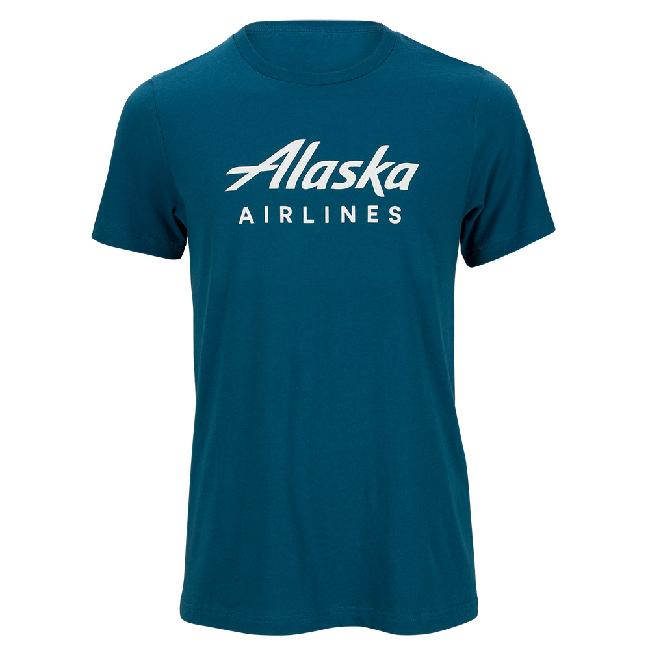 Alaska Airlines Unisex Tee - Deep Teal